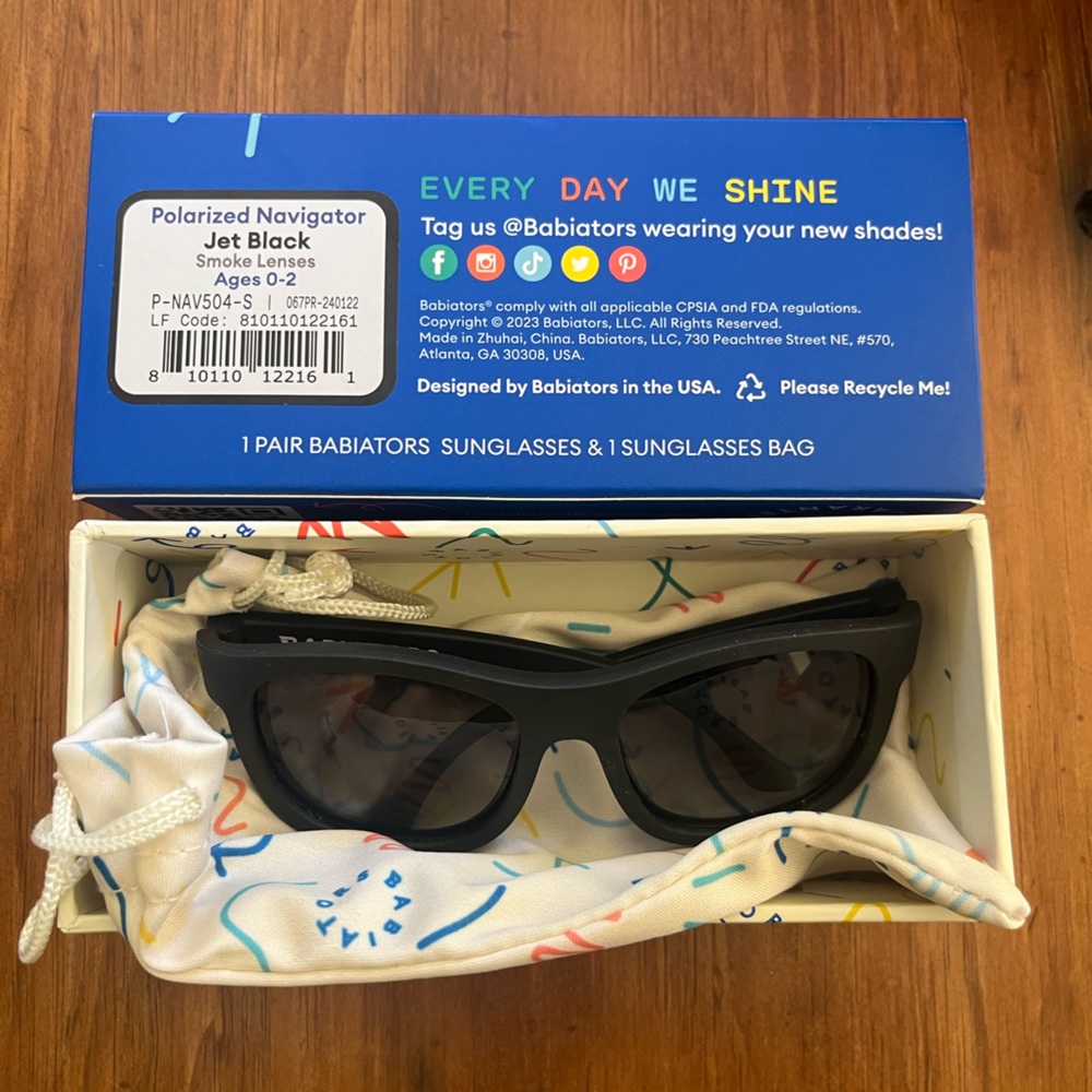 Babiators Jet Black Navigator Sunglasses